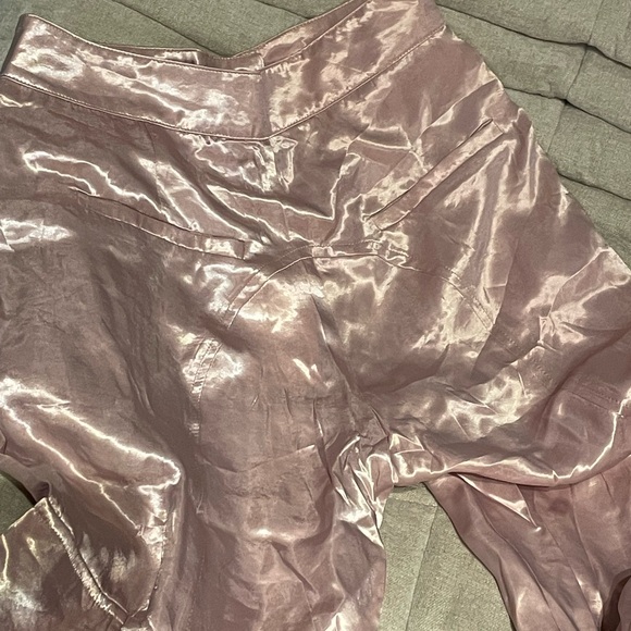 Blush Satin Utility Trousers - Picture 4 of 4